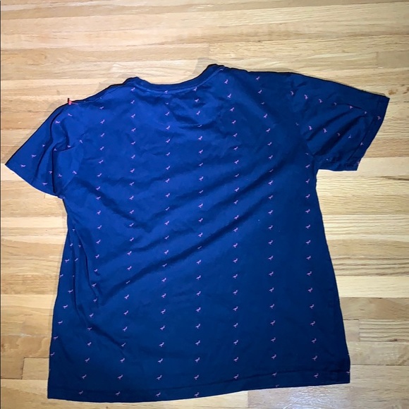 Men’s M denim and Flower flamingo t-shirt - Picture 6 of 10